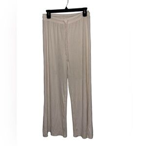 NWOT Chaser size small lounge pants cream‎ colored
